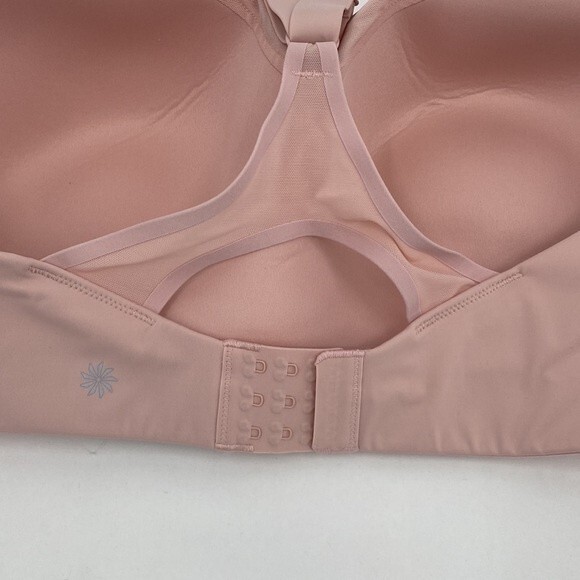 Athleta Advance Bra B-G Pink Size 42F NWT Womens Stretch Scoop Neck Sports Bra - Picture 7 of 10
